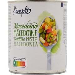 PP BLANC Macédoine de Légumes 800 g