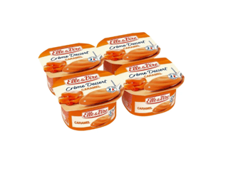 ELLE & VIRE Crème Dessert Caramel 4x100 g