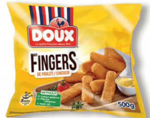 DOUX Fingers de Poulet 500 g