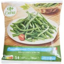 CARREFOUR Haricots Verts Extra Fins Précuits Surgelés 750g