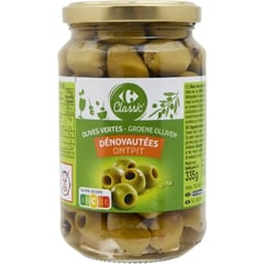 TRAMIER Olives Vertes Dénoyautées 335 g (PNE 160 g)