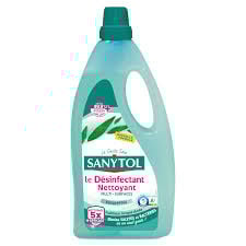 SANYTOL Nettoyant Désinfectant Sols et Surfaces Eucalyptus 1L