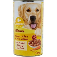CARREFOUR Pâtée pour Chiens Poulet-Carotte Boîte 3/2