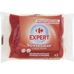 CARREFOUR Eponges Vaisselle Grattantes Vegetales X2