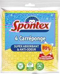 SPONTEX Carrés Éponge Super Absorbants Lot de 3