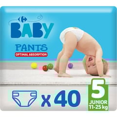 CARREFOUR BABY Changes Bébé Taille 5 x40