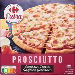 CARREFOUR Pizza Jambon-Fromage Four à Pierre Surgelée 400 g
