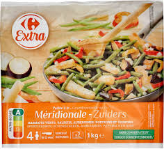 CARREFOUR Poêlée Méridionale Surgelée 1 kg