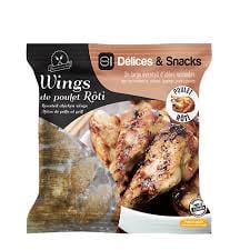 DÉLICES & SNACKS Wings de Poulet Rôti 1kg