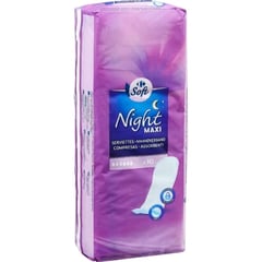 CARREFOUR Serviettes Hygiéniques Nuit Maxi 12 unités