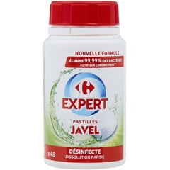 CARREFOUR Pastilles de Javel Neutre Boîte de 48