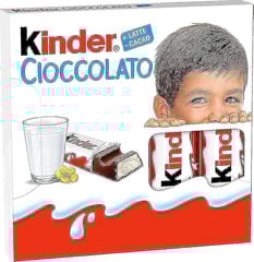 KINDER Chocolat Pack de 4 Barres 50 g