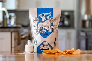 Beefy's Own Beef Tallow Potato Chips - Sea Salt