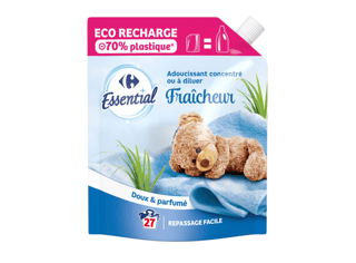 CARREFOUR Adoucissant Concentré Fraîcheur Bleue 3x200 ml