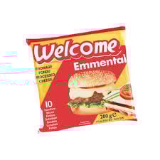 WELCOME Fromage Fondu Emmental 10 Tranches 200g