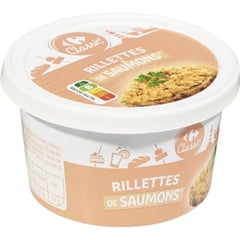 CARREFOUR Rillettes de Saumon Format 1/6