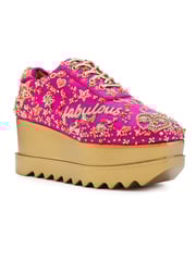 Anaar Sajna Wedge Sneakers, Womens Festive, Special Occasion and Partywear Premium Shoes