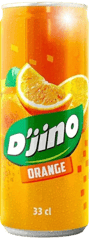 DJINO Orange Canette 33 cl