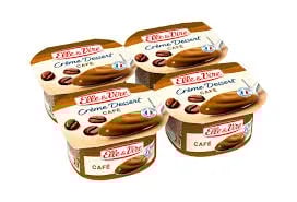 ELLE & VIRE Crème Dessert Café 4x100 g