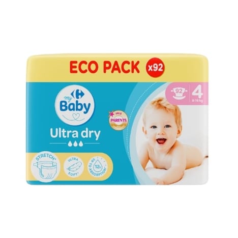 CARREFOUR BABY Changes Bébé Maxi Pack de 92