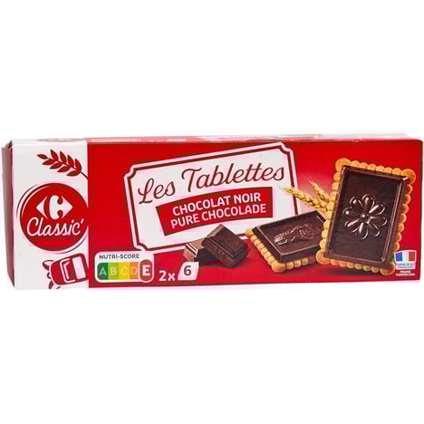 CARREFOUR Petit Beurre Chocolat Noir 150 g