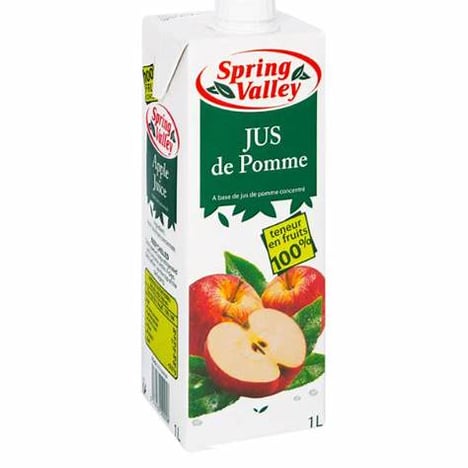 SPRING VALLEY Jus de Pomme 100% Pur Brique 1 L