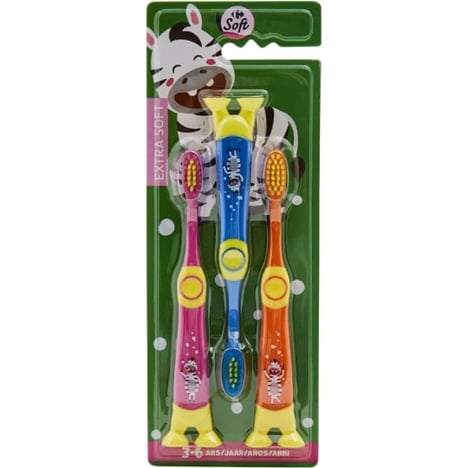 CARREFOUR KIDS Brosses à Dents Enfant Lot de 3
