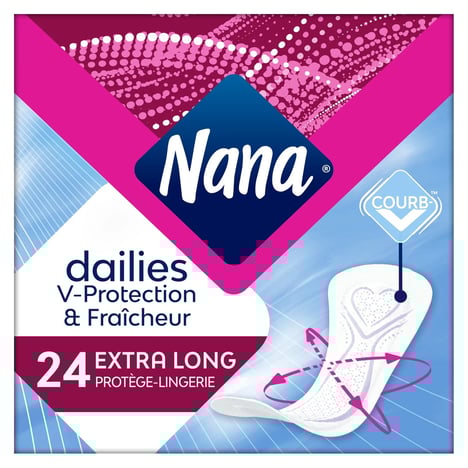 NANA Protège-Slips Extra Large Pack de 24