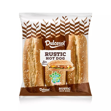 DULCESOL Hot Dog Rustique 6 Pièces 330 g Décongelé