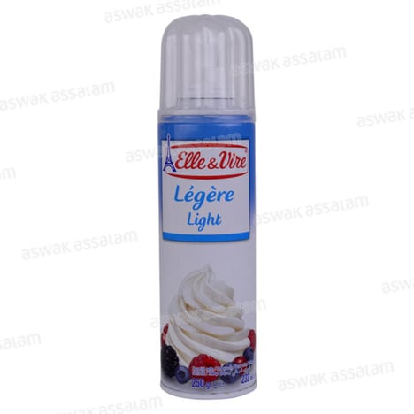 ELLE & VIRE Crème Chantilly Extra Légère Bombe 250g