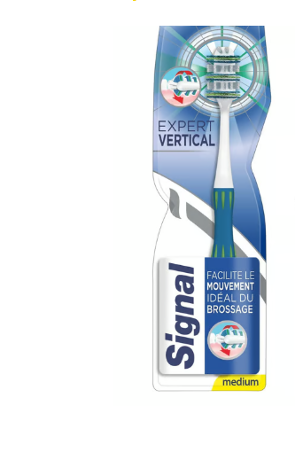 SIGNAL Expert Vertical Brosse à Dents Medium 1 unité