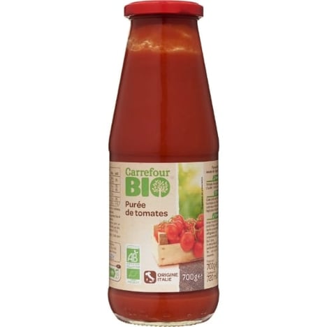 CARREFOUR BIO Purée de Tomates Pure 700 g