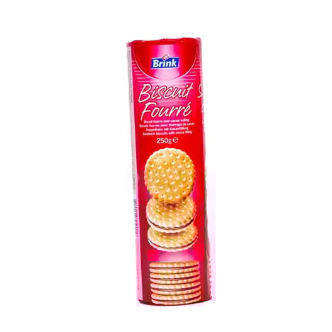 BRINK Biscuits Fourrés au Chocolat 250g