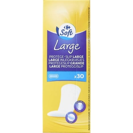 CARREFOUR Protège-Slips Large Lot de 30
