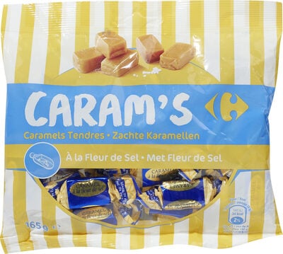 CARREFOUR Caramels Tendres à la Fleur de Sel 165 g