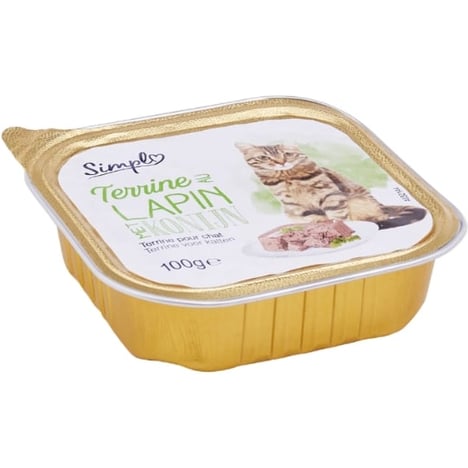 CARREFOUR Terrine pour Chats au Lapin 100 g