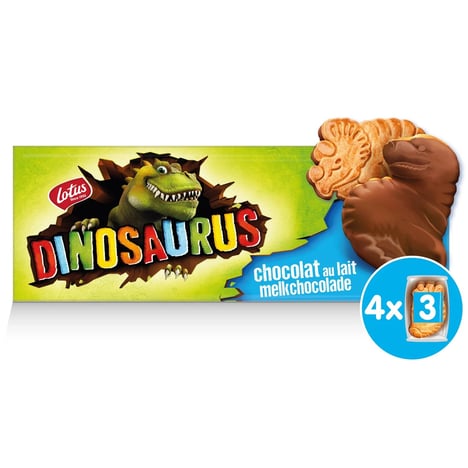 LOTUS Dinosaurus au Chocolat au Lait 225g