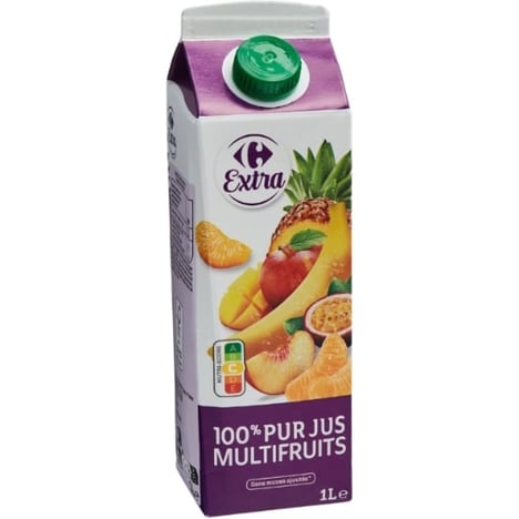 CARREFOUR Pur Jus Multifruits 1L