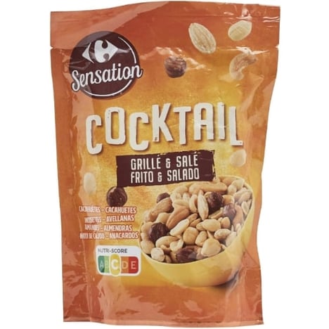 CARREFOUR Cocktail de Fruits Secs Salés 110 g