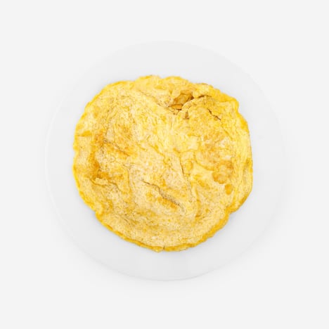 Plain Omelette Plate