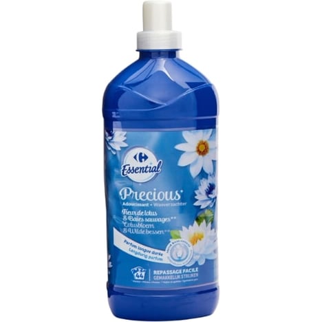 CARREFOUR Adoucissant Concentré Premium Fleur de Lotus-Baies 1,2 L Pack de 42