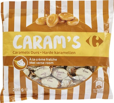 CARREFOUR Bonbons Caramels Durs 200 g