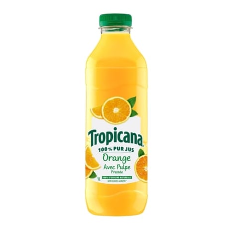 TROPICANA Pur Jus d'Orange avec Pulpe 1 L