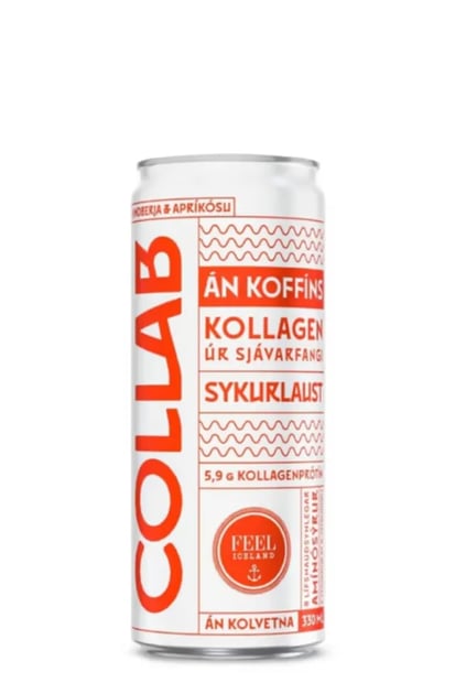 COLLAB Án Koffíns Hindberja og Apríkósu 6x330ml