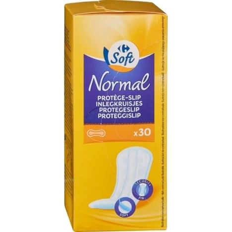CARREFOUR Protège-Slips Plats Lot de 30