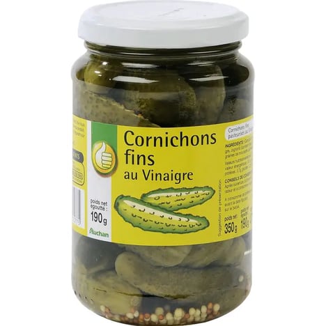 GARDENIA Cornichons au Vinaigre 350g