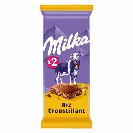 MILKA Riz Croustillant Lot de 2 2x100g