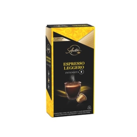 CARREFOUR Capsules Café Doux Boîte de 10