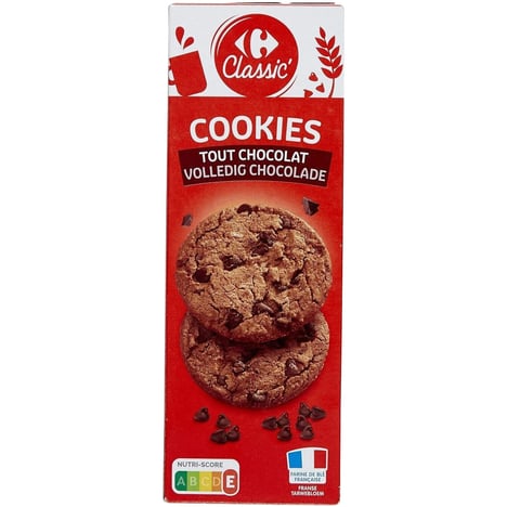 CARREFOUR Cookies Tout Chocolat 200 g