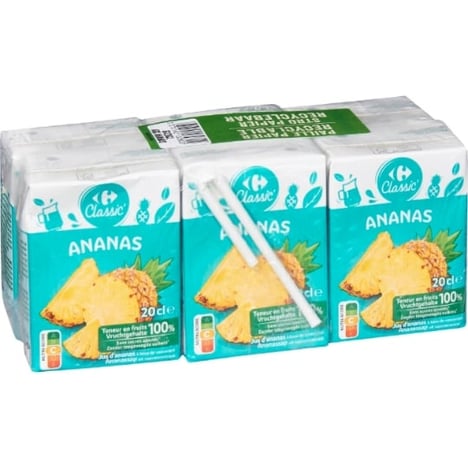 CARREFOUR Jus Ananas 6x20cl